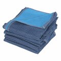 Vestil 4Pk HD Poly/Cotton Moving Pads, 4PK QPC-7280-VP-4PK